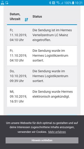 hat hermes probleme mit der zustellung|hermes paketverand sendung.